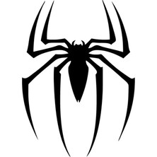 UAStudio Örümcek Spider Oto Motor Laptop Duvar Folyo Sticker 30 x 42