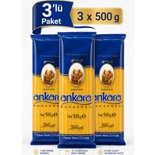 Nuh'un Ankara Yassı Spagetti Makarna 500 gr x 3 Adet
