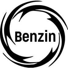 UAStudio Benzin Depo Kapağı Tribal Sticker Oto Motor Laptop Duvar Folyo Sticker 10X10 cm