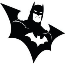 UAStudio Batman Oto Motor Laptop Duvar Folyo Sticker 30 x 27 cm