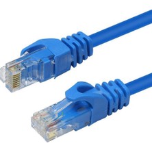 Maxgo Internet Kablosu 15 Metre - Cat6 Kablo 15 Metre Ethernet Kablosu - 10Gbps Network Kablosu Siyah Renk Ağ Kablosu
