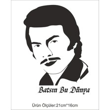 UAStudio Orhan Baba Batsın Bu Dünya Sticker 21*16