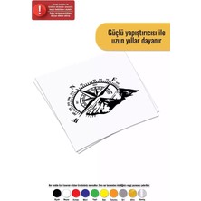 UAStudio Pusula Off Road Sticker Oto Motor Laptop Duvar Folyo Sticker 70 x 56 cm
