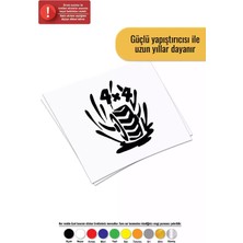 UAStudio 4x4 Çamurlu Tekerlek Sticker Oto Motor Laptop Duvar Folyo Sticker 70X91 cm