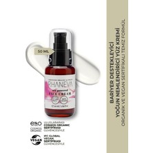 Rhaneva Bariyer Destekleyici Yoğun Nemlendirici Yüz Kremi, Organik ve Vegan Sertifikalı, 50 ml