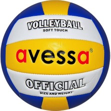 Empressco Avessa Voleybol Topu Fosforlu Voleybol Topu Deri Voleybol Topu Dikişli Mavi Beyaz Sarı B3019 - Fiyatı, Yorumları