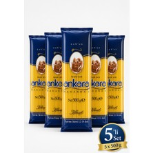 Nuh'un Ankara Yassı Spagetti Makarna 500 gr x 5 Adet