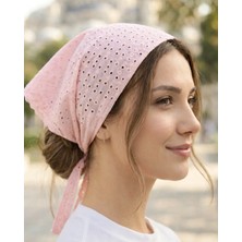 Mufin Collection Bağcıklı Dantel Fisto Bandana |  El Yapımı