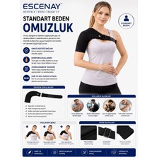 Escenay Standart Beden Omuzluk Omuz Destekleyici Omuz Destekleme Bandajı