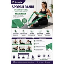 Rotantix Thera-Band 20540 Egzersiz Bandı 1.5 Metre Yüksek Sert Yeşil