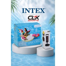 CLK Sports Intex Çocuk Havuzu , Tek Boynuzlu At , 272X193X104 cm + Pompa Hediyeli