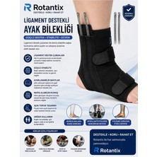 Rotantix Ligament Destekli Ayak Bilekliği Bandajı - - Sakatlık - Iyileşme - Çatlak ve Kırık