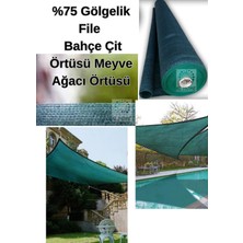 Kl Home 10METREX1MT= 10M2  Fıyatıdır -%75 Gölgelik File 1m x 5m Bahçe Çit Örtüsü Meyve Ağacı Örtüsü