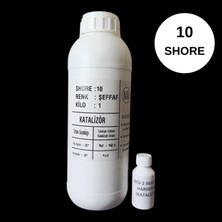 Hobiflex Rtv 2 Kalıp Silikonu 1. Sınıf Kalite Sıvı Silikon 1 kg 10 Shore Yarı Şeffaf Renk