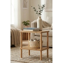 Peka Raf Sayısı Seçilebilir Çok Amaçlı Raf Kitaplık Demonte Modüler Raf 40X30CM Meşe