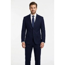Uki Lacivert Slim Fit 6 Drop Takım Elbise