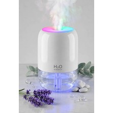 H20 Taşınabilir Mini USB Hava Nemlendirici & Aroma Difüzör - Araç, Ofis ve Bebek Odası İçin Sessiz Buhar Üfleyici