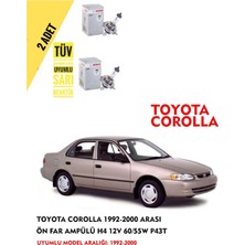 Bosch Toyota Corolla 1992-2000 Arası Ön Far Ampül Takımı 2 Adet
