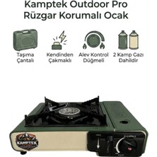 Kamptek Kamp Teknolojisi Kamptek Pro – Kampın Yeni Yıldızı: Kompakt, Güçlü ve Güvenli Portatif Ocak