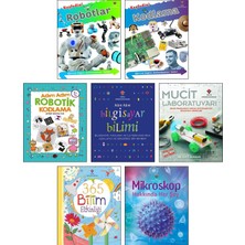 Tübitak Yayınları Keşfedin! Kodlama - Keşfedin! Robotlar - Adım Adım Robotik Kodlama - Adım Adım Bilgisayar Bilimi - Mucit Laboratuvarı - 365 Bilim Etkinliği - Mikroskop Hakkında Her Şey 7'li Set
