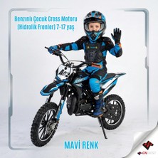 Enbest Benzınlı Çocuk Cros Motoru (Hidrolik Frenler) 7-17 Yaş