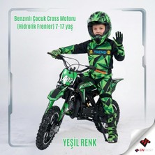 Enbest Benzınlı Çocuk Cros Motoru (Hidrolik Frenler) 7-17 Yaş