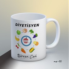 1sence Consept Kişiye Özel Diyetisyen Temalı Kupa Bardak