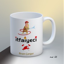 1sence Consept Kişiye Özel Itfaiyeci Temalı Kupa Bardak