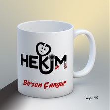 1sence Consept Kişiye Özel Hekim Temalı Kupa Bardak