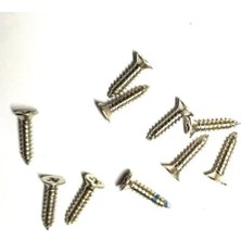 Belirtilmemiş Klips, Menteşe, Ayak, Ağaç, Sunta Vidası 2,2x9,5mm - Nikel 100 Adet