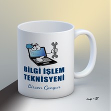 1sence Consept Kişiye Özel Bigi Işlem Temalı Kupa Bardak