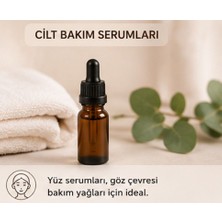 Kozpak 10 Adet Seyahat Boy Serum Şişesi Amber Cam Siyah Damlalıklı