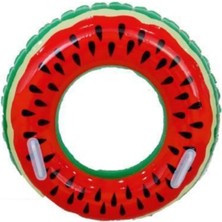 Empressco Renkli Karpuz Desenli Tutunmalı Simit 86 Cm, Eğlenceli Tasarım