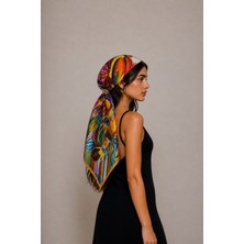 Nazzain Çiçek Desen Fular Bandana