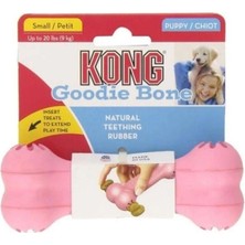 Kong Puppy Goodie Bone Kemik Şeklinde Çok Amaçlı Yavru Köpek Oyuncağı S