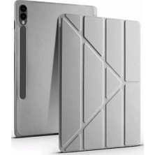 Belirtilmemiş Galaxy X510 Tab S9 Fe 11 Kılıf Kalemlikli Mars Tablet Kılıfı - Koyu Gri