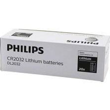 Uravas Store Philips Li̇thi̇um CR-2032 Para Pi̇li̇  3V   5li̇ Kart (5047)