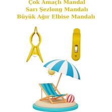 Empressco Manken Istanbul 4 Adet Delüks Büyük Boy Plaj Havlu Mandalı-Çok Amaçlı Mandal-Havlu Tutucu-Şezlong Sabitleyici - Fiyatı, Yorumları