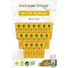 Eyüp Sabri Tuncer Doğal Muz Özlü Çocuk Diş Macunu 17 Adet 60 Ml, Rosie Hediye