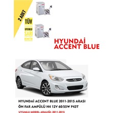 Bosch Hyundai Accent Blue 2011-2015 Arası Ön Far Ampül Takımı 2 Adet