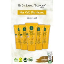Eyüp Sabri Tuncer Doğal 5 Adet Muz Özlü Diş Macunu 60 Ml, Rosie Hediye