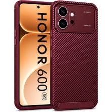 MobaxAksesuar Huawei Honor 600 Kılıf Karbon Silikon Case