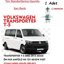 Bosch Transporter T-5 2003-2013 Arası Ön Far Ampülü ( 1 Adet Sarı)