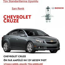 Bosch Chevrolet Cruze Uyumlu Ön Far Ampülü ( 1 Adet Sarı)