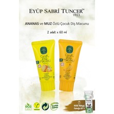 Eyüp Sabri Tuncer Est Muz ve Ananas Özlü Çocuk Diş Macunu 60 Ml, Rosie Hediye