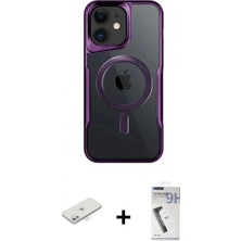 Marsilyan™- iPhone 11 Kılıf Yadigar Klasik Özel Seri - Şeffaf Uv Polymer Nano Ekran Koruyucu + Sarı Renkli Kamera Lens Koruma Cam