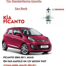 Bosch Picanto 2004-2011 Arası Ön Far Ampülü ( 1 Adet Sarı)