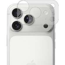 Mrtglass Apple iPhone 17 Pro Kamera Lens Çerçeve Koruyucu Mat 9h Nano