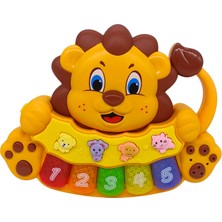 Birlik Oyuncak Masalcı Aslan Eğitici Oyuncak Piyano 855-33A-24