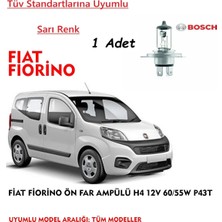 Bosch Fiat Fiorino Ön Far Ampülü Sarı Renk 60/55W